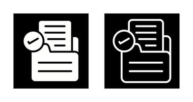 Document Approval Vector Icon