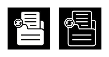 Document Sync Vector Icon