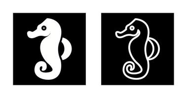 Seahorse Vector Icon