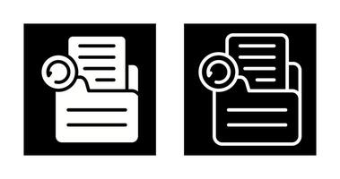 Document Undo Vector Icon