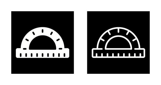 Protractor Vector Icon
