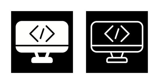 Coding Vector Icon