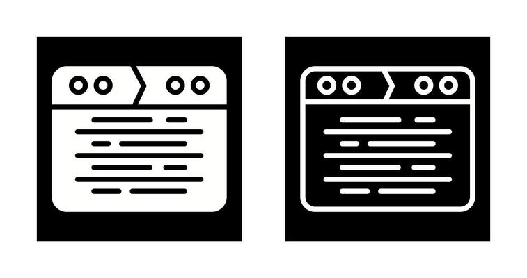 Browser Vector Icon