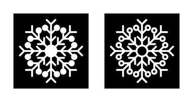 icono de vector de copo de nieve