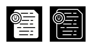 documento insertar emoji vector icono