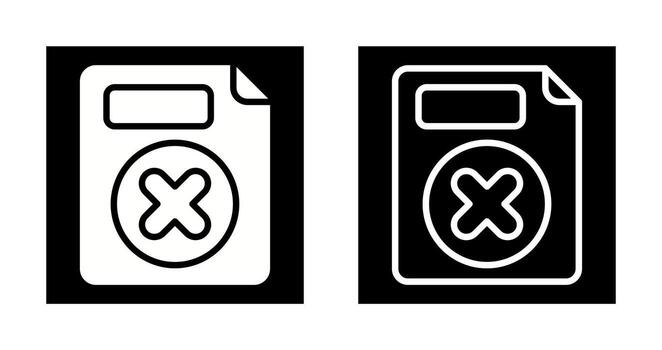 Eliminar botón vector icono