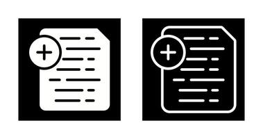 Document Insert Icon Vector Icon