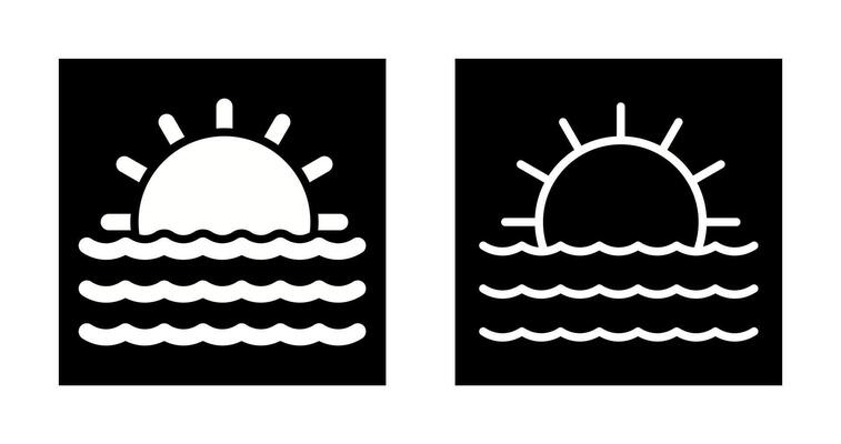 Sunset Vector Icon