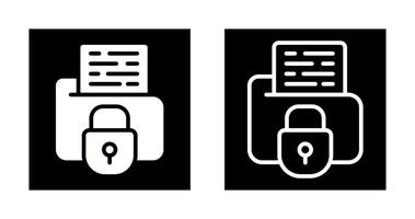 Secure Folder Vector Icon