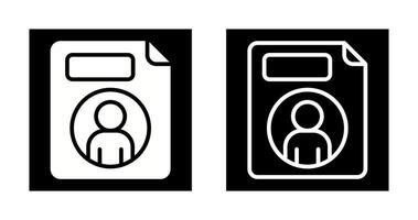 Personal File Vector Icon