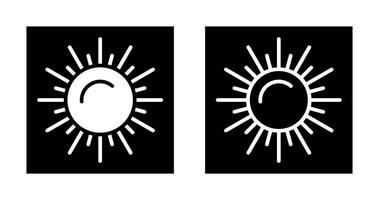 icono de vector de sol