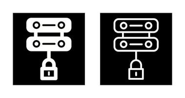 Server Security Vector Icon