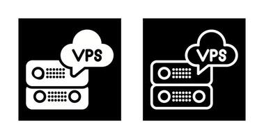 vps hospedaje vector icono