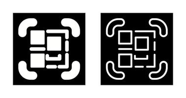 QR Code Scanner Vector Icon