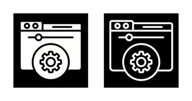 Hosting Control Panel Vector Icon