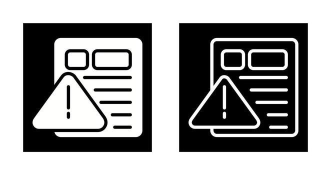 icono de vector de documento