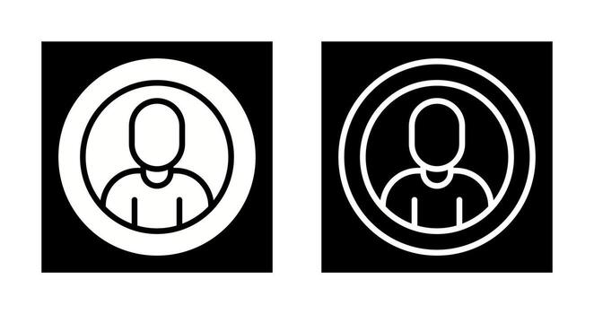 icono de vector de usuario
