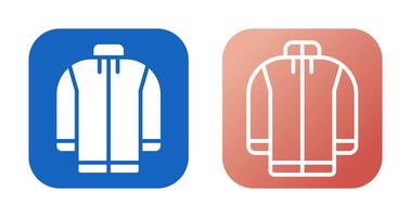 Fleece jacket Vector Icon