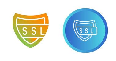 ssl certificado vector icono