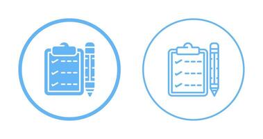 Writing pad Vector Icon