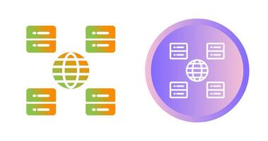 Content Delivery Network Vector Icon