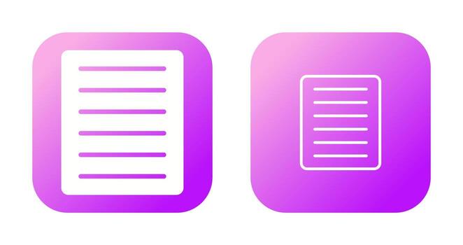 documento alinear justificar vector icono