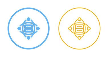 Cluster Server Vector Icon