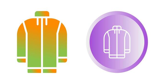 Fleece jacket Vector Icon