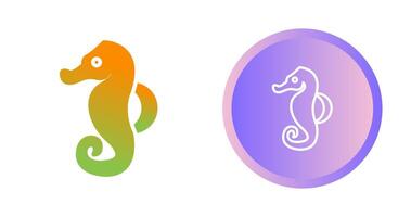 Seahorse Vector Icon