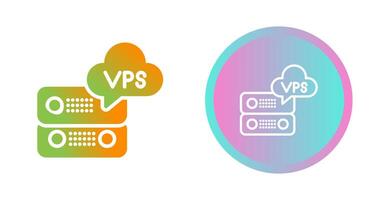 VPS Hosting Vector Icon