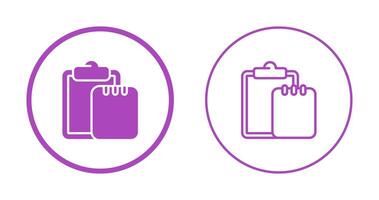 Task list with writing pad Vector Icon