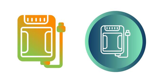 SSD Storage Vector Icon