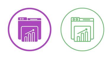 Website Statistics Vector Icon