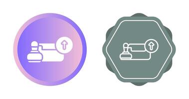 Outbox with stamp Vector Icon