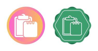 Task list with writing pad Vector Icon
