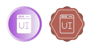 User Interface Design Vector Icon