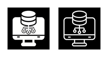 base de datos administración vector icono