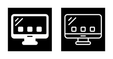 Desktop Computer Vector Icon