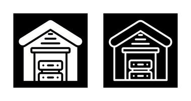 Data Warehouse Vector Icon