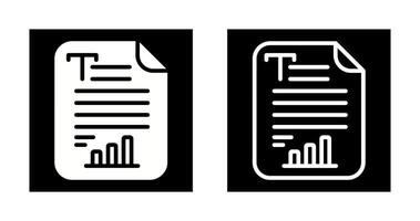 Text Analytics Vector Icon