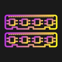 Ram Memory Vector Icon