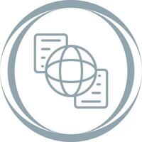 Document Sharing Vector Icon
