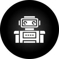 icono de vector de robot