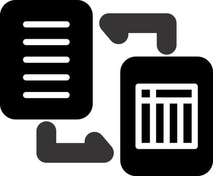 Document Workflow Vector Icon