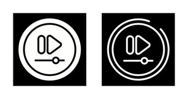 Video Fast Forward Button Vector Icon