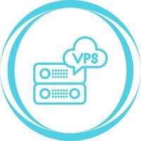 VPS Hosting Vector Icon