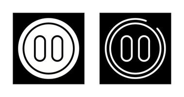 Pause Button Vector Icon