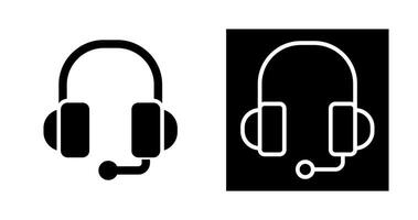 icono de vector de auriculares