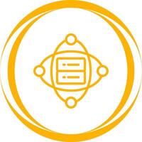 Cluster Server Vector Icon