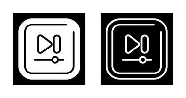 Video Next Track Square Vector icon